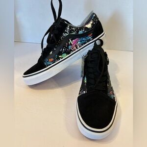Vans Glow-in-the-dark psychedelic space sneakers size 7.5 NWT